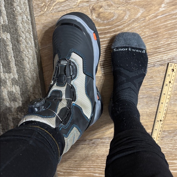 Korkers Women’s  Darkhorse Wading and Fishing Boots Black and Gray - Picture 13 of 13